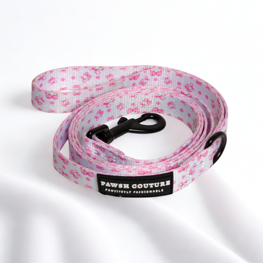 Pink-Aholic Cherry dog leash