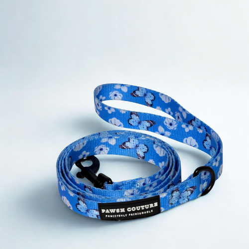Sapphire Cielo Bloom dog leash